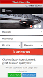Mobile Screenshot of charlesstuartautos.co.uk